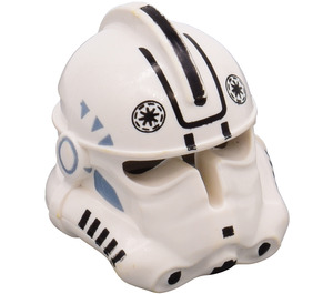 LEGO Wit Clone Trooper Helm met Imperial Logos (53116)