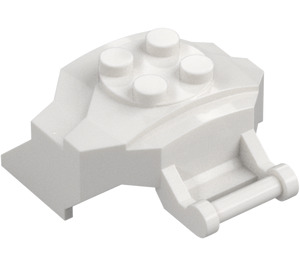 LEGO White Cockpit Front With Handle (79896)