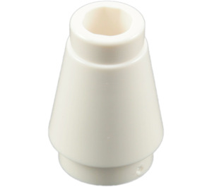 LEGO White Cone 1 x 1 with Top Groove (28701 / 59900)