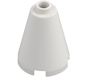 LEGO Blanco Cono 2 x 2 x 2 (Espiga abierta) (3942 / 14918)