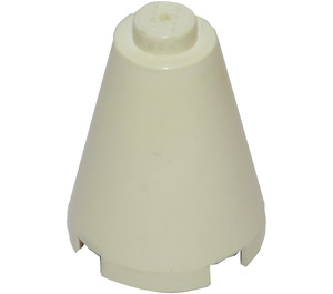 LEGO White Cone 2 x 2 x 2 (Solid Stud)