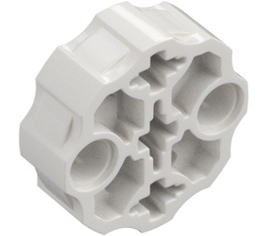 LEGO White Connector Round with Pin and Axle Holes (31511 / 98585)