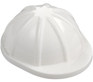 LEGO White Construction Helmet with Brim (3833)