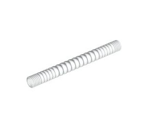 LEGO White Corrugated Hose 8.8 cm (11 Studs) (23003 / 71986)