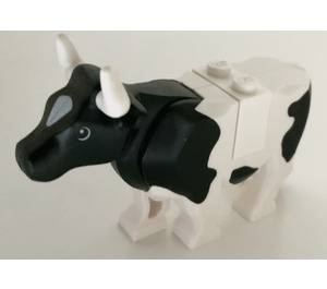 LEGO White Cow with Black Spots and Horns