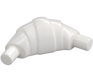 LEGO White Croissant with Flat Ends (3346 / 67338)