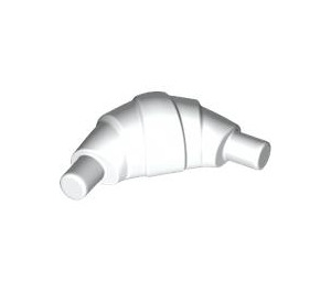 LEGO White Croissant with Flat Ends (3346 / 67338)