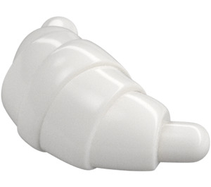 LEGO White Croissant with Rounded Ends (33125)