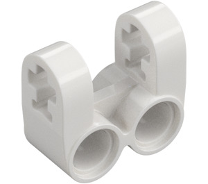 LEGO White Cross Block 2 x 2 Split (Axle / Twin Pin) (41678)