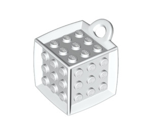 LEGO Weiß Cube 3 x 3 x 3 mit Ring (69182)