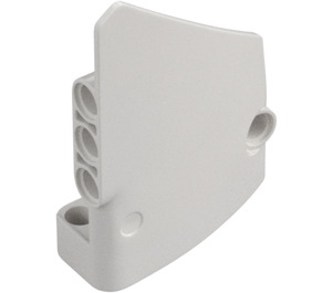 LEGO White Curved Panel 14 Right (64680)