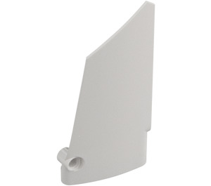 LEGO White Curved Panel 17 Left (64392)