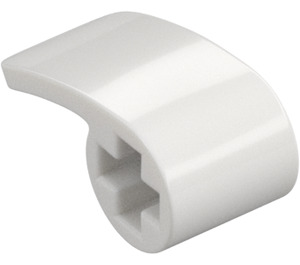 LEGO White Curved Panel 2 x 1 x 1 (89679)