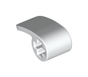 LEGO White Curved Panel 2 x 1 x 1 (89679)