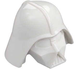 LEGO Weiß Darth Vader Helm (Breit) (19916)