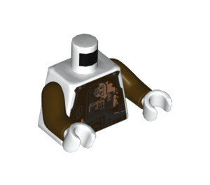 LEGO blanc Dengar Minifig Torse (973 / 76382)