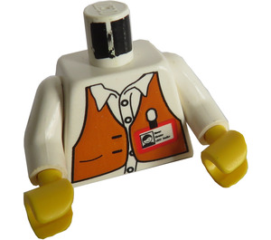 LEGO blanc Director Torse (973 / 73403)