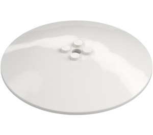 LEGO Blanco Dish 10 x 10 (Espigas sólidas) (35326 / 51373)