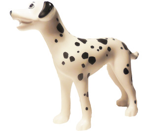 LEGO White Dog - Dalmatian with Black Ears