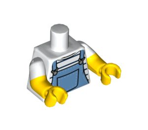 LEGO Wit Hond Sitter Minifig Torso (973 / 16360)