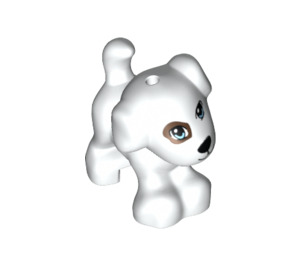 LEGO Blanco Perro con Negro Nariz y Reddish Marrón Patch en Derecha Ojo (11806 / 95675)