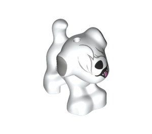 LEGO Blanco Perro con Pelo over Ojos (36961 / 75739)