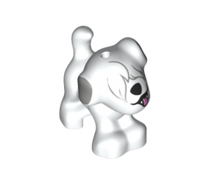 LEGO Weiß Hund mit Haar over Augen (36961 / 75739)