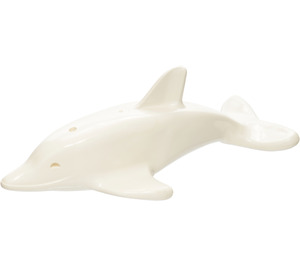LEGO White Dolphin with Axle Holder and Normal Bottom