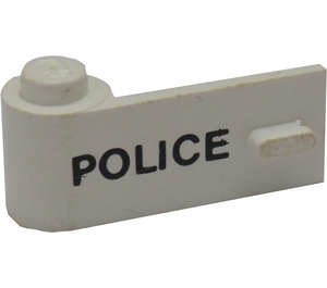 LEGO Blanco Puerta 1 x 3 x 1 Izquierda con Policía (3822)