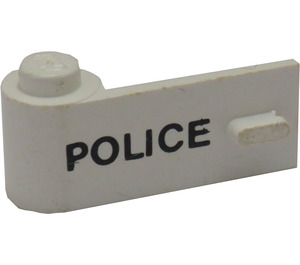LEGO White Door 1 x 3 x 1 Left with POLICE (3822)