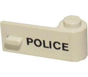 LEGO Blanc Porte 1 x 3 x 1 Droite avec Police (3821)