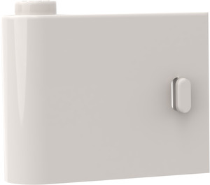 LEGO White Door 1 x 3 x 2 Left with Solid Hinge (3189)