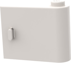 LEGO White Door 1 x 3 x 2 Right with Solid Hinge (3188)