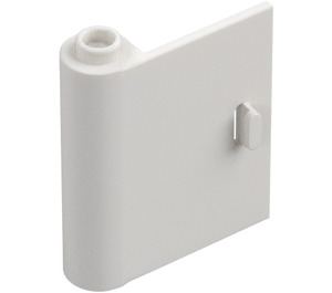 LEGO White Door 1 x 3 x 3 Left with Hollow Hinge (60658)