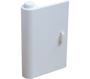 LEGO White Door 1 x 3 x 4 Left with Solid Hinge (445 / 3193)