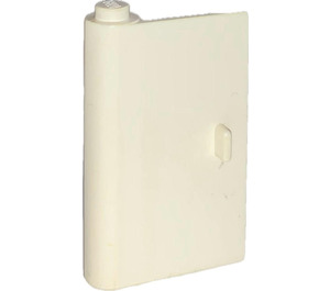 LEGO White Door 1 x 3 x 4 Left with Thin Handle