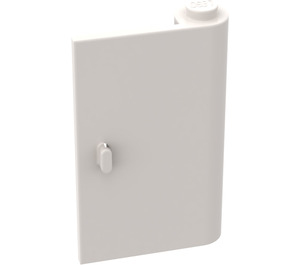 LEGO White Door 1 x 3 x 4 Right with Solid Hinge (446 / 3192)