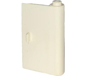 LEGO White Door 1 x 3 x 4 Right with Thin Handle
