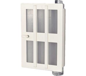 LEGO Bianco Porta 1 x 4 x 5 Destra con 6 Vetri (73312)