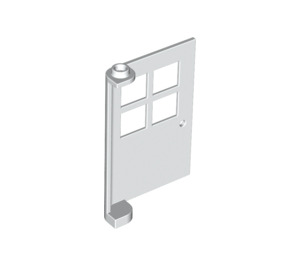 LEGO Blanc Porte 1 x 4 x 5 avec 4 Volets avec 2 points sur le pivot (3861)