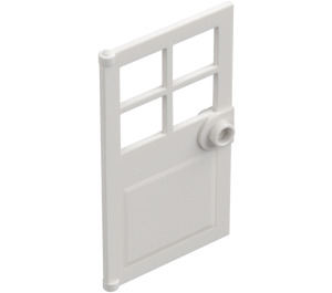 LEGO Blanc Porte 1 x 4 x 6 avec 4 Volets et Tenon Poignée (60623)