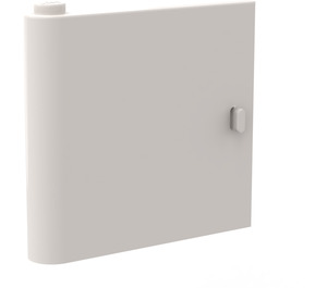 LEGO White Door 1 x 5 x 4 Left with Thick Handle (3195)