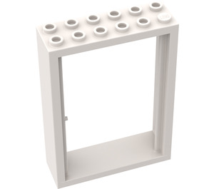 LEGO Bianco Porta Telaio 2 x 6 x 7  (4071)