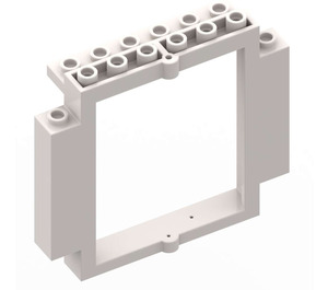 레고 하얀색 문 액자 2 x 8 x 6 Revolving  (30101)