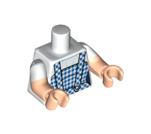 LEGO Weiß Dorothy Gale Minifigur Torso (973 / 16360)