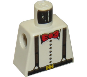 LEGO Bílá Dr. Charles Lightning Trup bez paží (973)