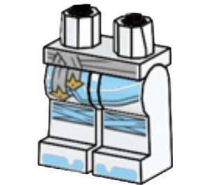 LEGO White Dragons Rising Zane Hips and Legs (73200 / 102848)