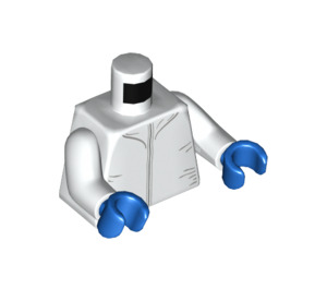 LEGO Weiß Drone Engineer Minifig Torso (973 / 76382)