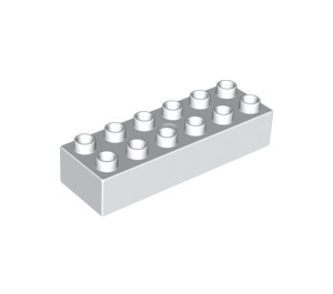 LEGO White Duplo Brick 2 x 6 (2300)