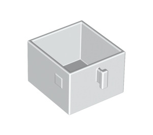 LEGO blanc Duplo Drawer (4891)